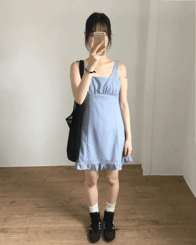 迷你短洋裝
