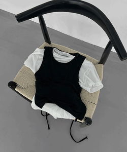 노엘라 백 스트랩 레이어드 슬리브리스