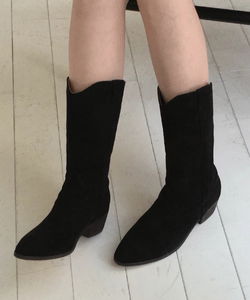 Mua 4.5cm suede western mid boots -3 colors