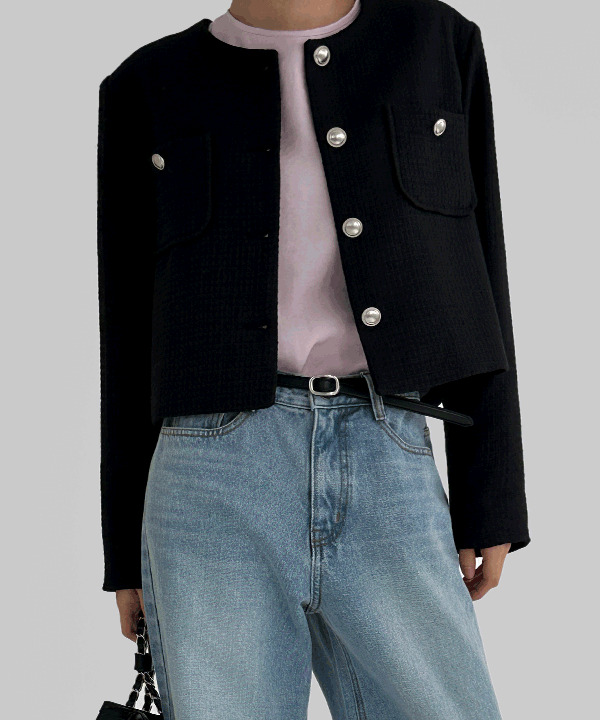 Nirsi cropped tweed jacket 夾克