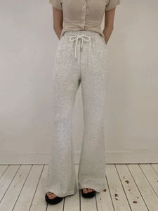 (여름원단/비침X) 썸머 쿨링 와이드 부츠컷 트레이닝 밴딩 팬츠 (3color)