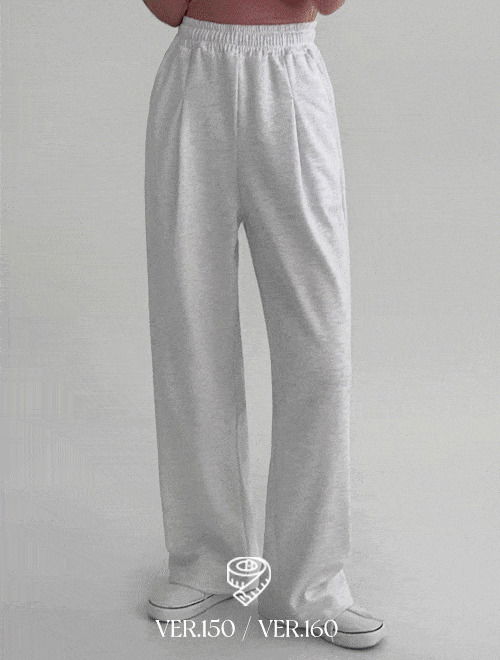 One-pin tuck wide training pants - short women/select length/4 colors