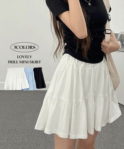 Balletcore Frill Banding Mini Skirt
