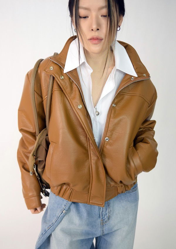Pibble leather Jacket