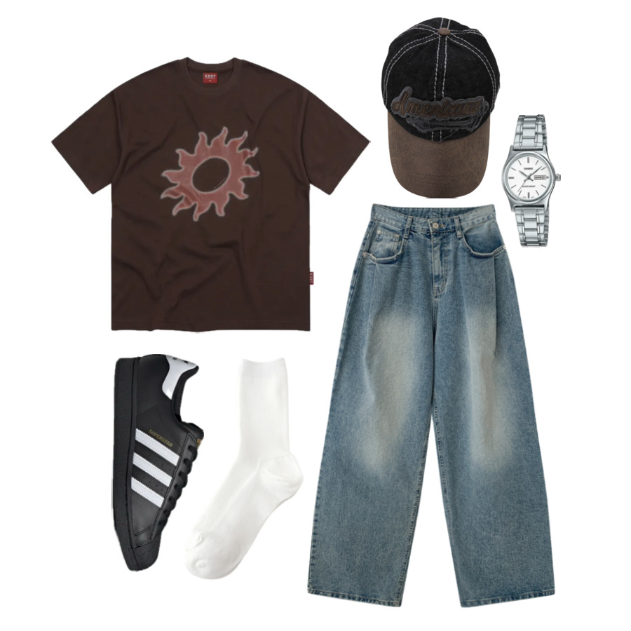 여름,꾸안꾸,ootd 코디
