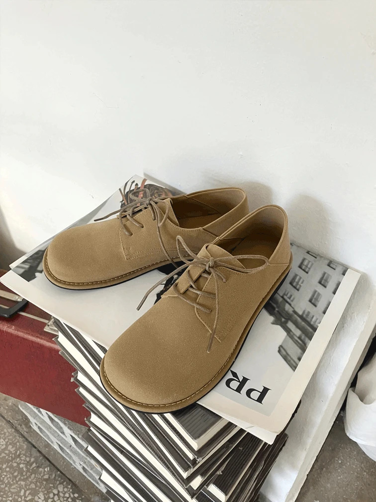 smooth suede loafer 樂福鞋
