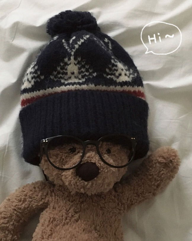 Pom Pom Nordic Pattern Knit Pom Pom Hat & Beanie 帽子