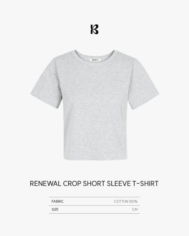 Renewal Firm Crop Short Sleeve T-Shirt