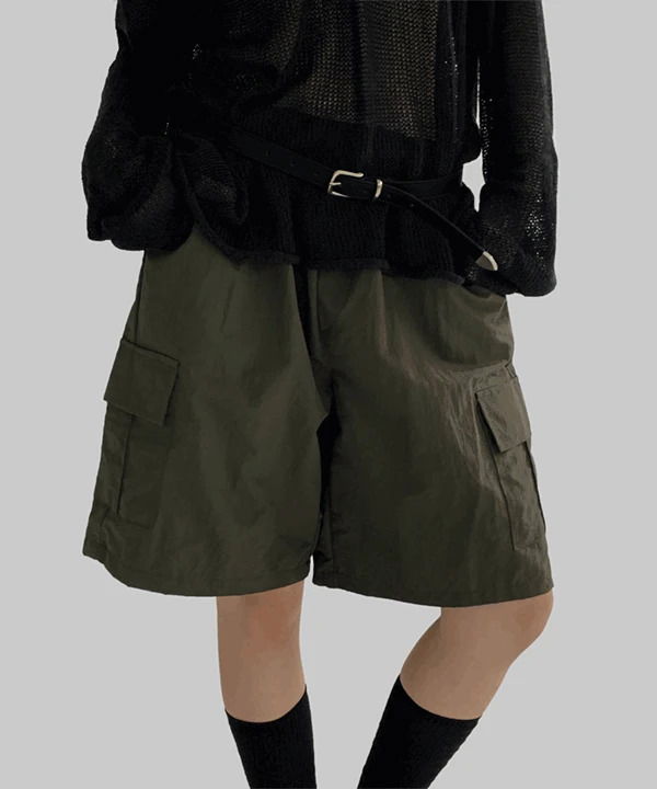 Sander Cargo Nylon Shorts
