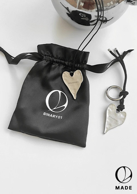 Deco Heart Keyring