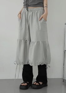 Growyn shirring half pants