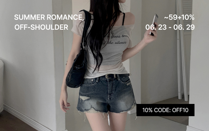 SUMMER ROMANCE, OFF-SHOULDER