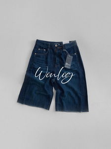 #ONEDAY WONT ROLLING BERMUDA DENIM