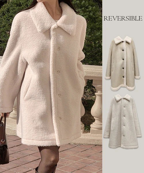 ** Armand Wool Shearling Coat