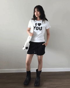 Heart Crewneck T-Shirt