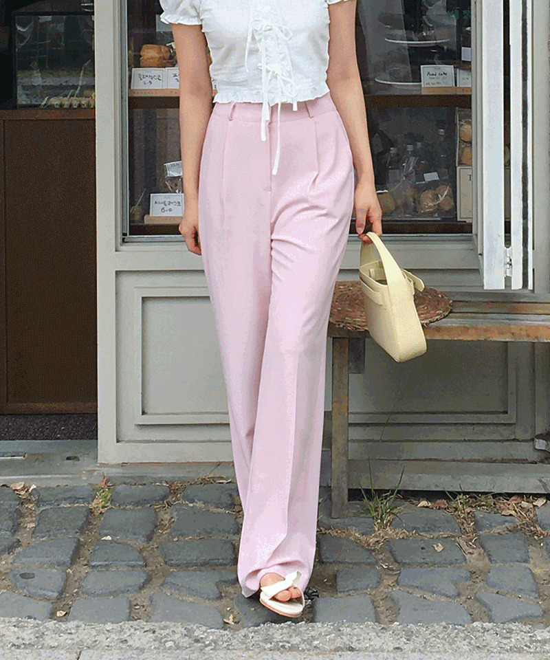Hughes Pintuck Summer Slacks