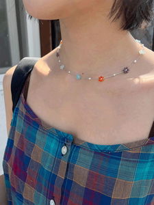 baobab flower necklace