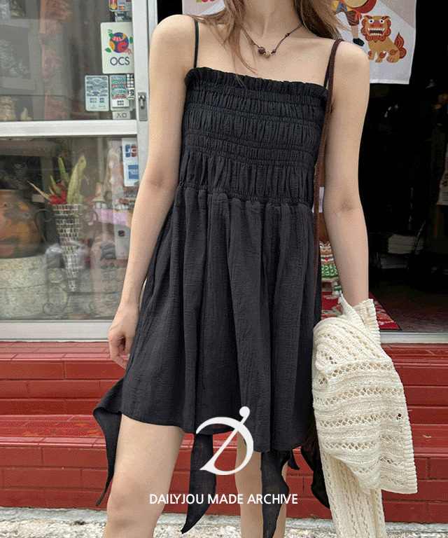 Diane Two Way Smoking Uncut Dress 及膝洋裝