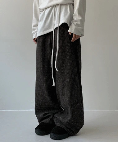 Lutz Stripe Wool Slacks Pants 長褲