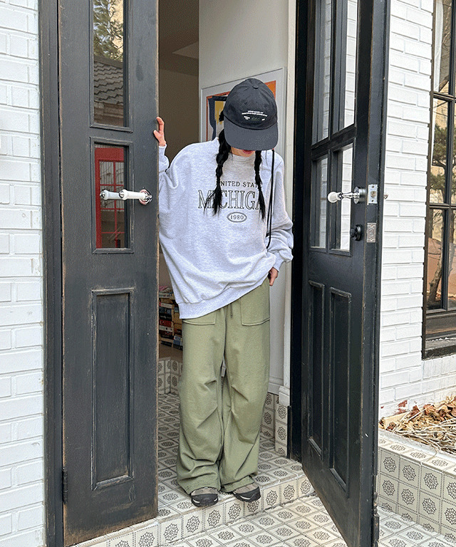 Neot Pocket Pintuck Training Wide Pants 長褲