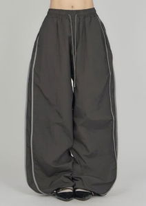 Nylon Track Wide Pants PA029