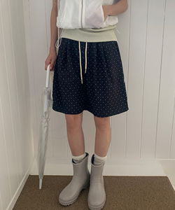Tuna Dot Short Banding Pants