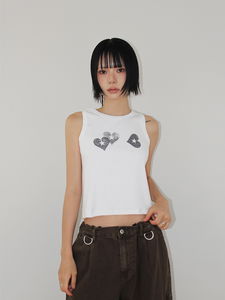 CRACK HEART SLEEVELESS