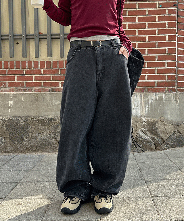Lemming Maxi Balloon Wide Denim Pants 牛仔褲