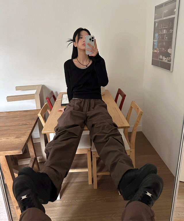 Jerry Parachute Nylon Banding Pants 長褲