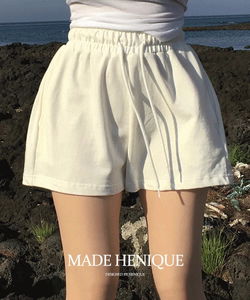 Clover pin tuck banding shorts -4 colors