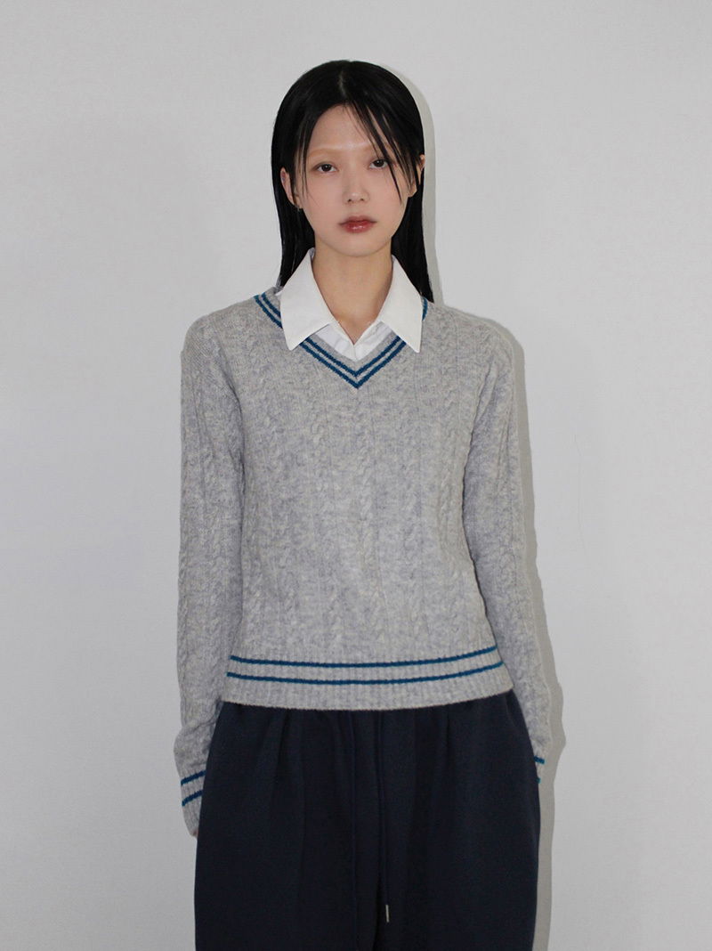 TWIST V-NECK NT