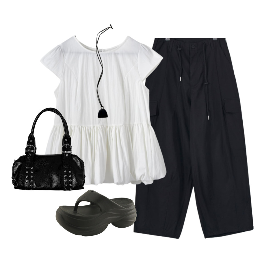 set,necklace,sandals 코디