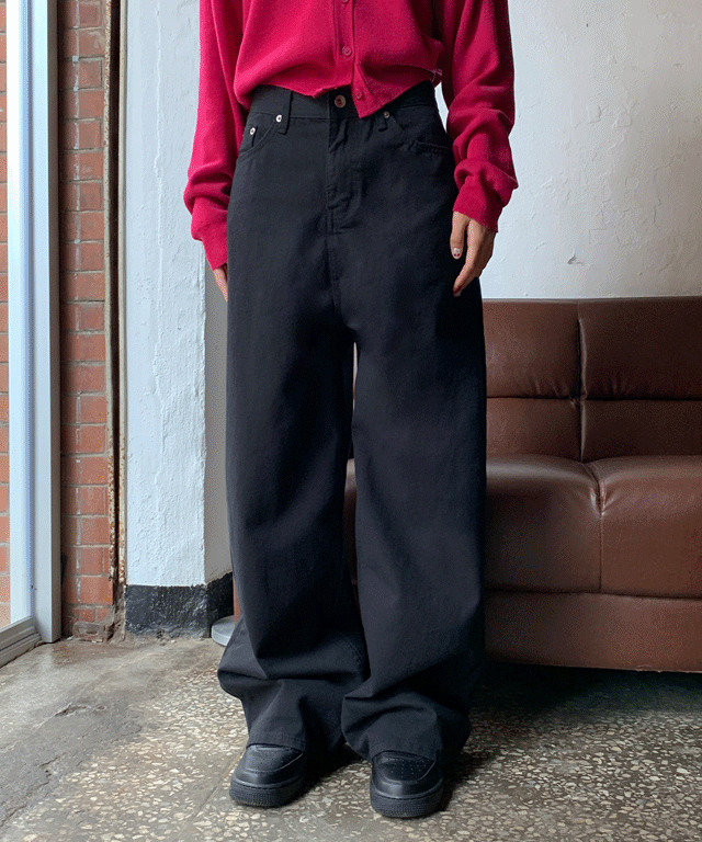 Ehira Back Bijo Cotton Wide Pants 長褲