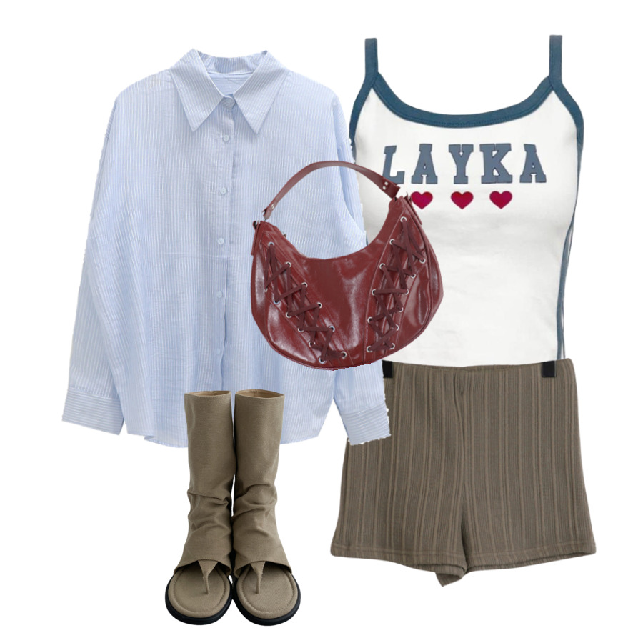 Gray,Pinterest,Shoulderbag,Skirt,Spring,Cool,Summer,Daily,Sun 코디