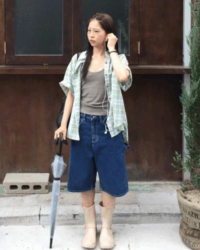 牛仔短褲