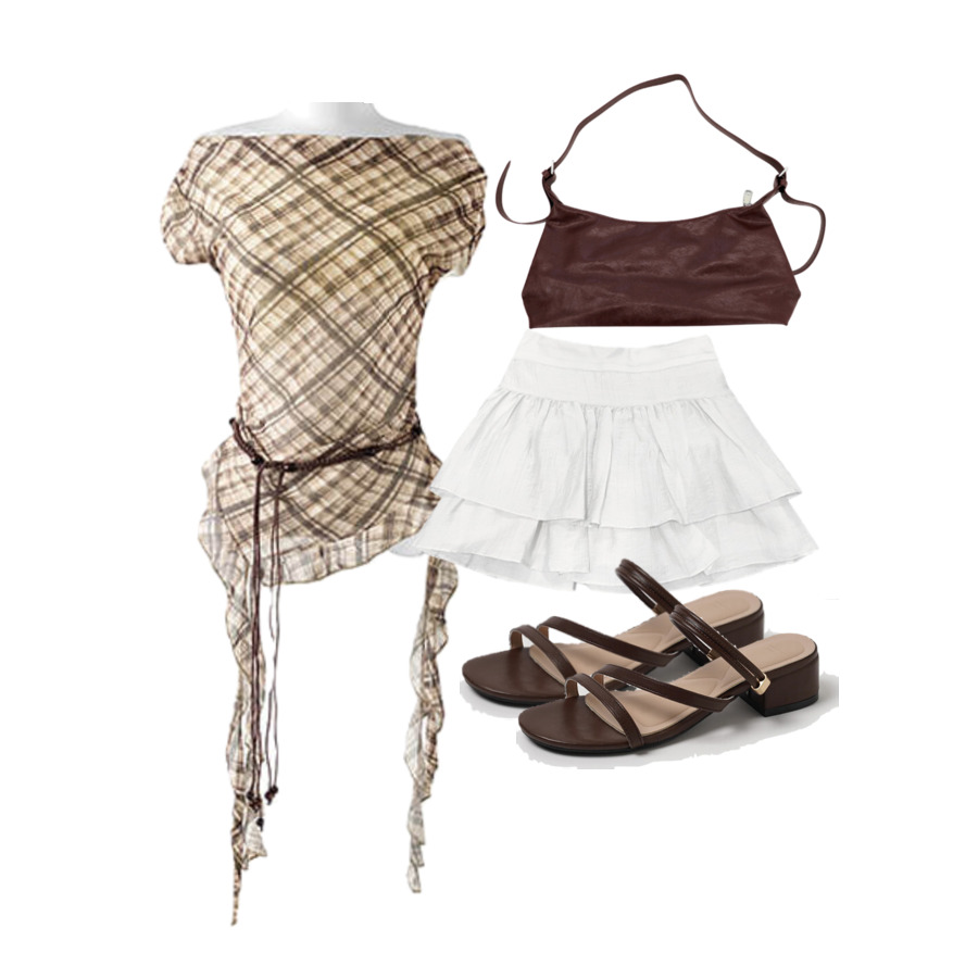 blouses,skirt,sandals 코디