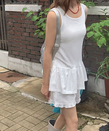 Herod Frill Layered Sleeveless Dress