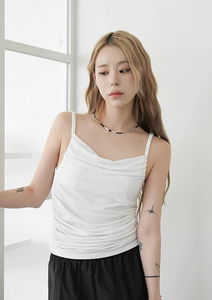 Paley Shirring Sleeveless