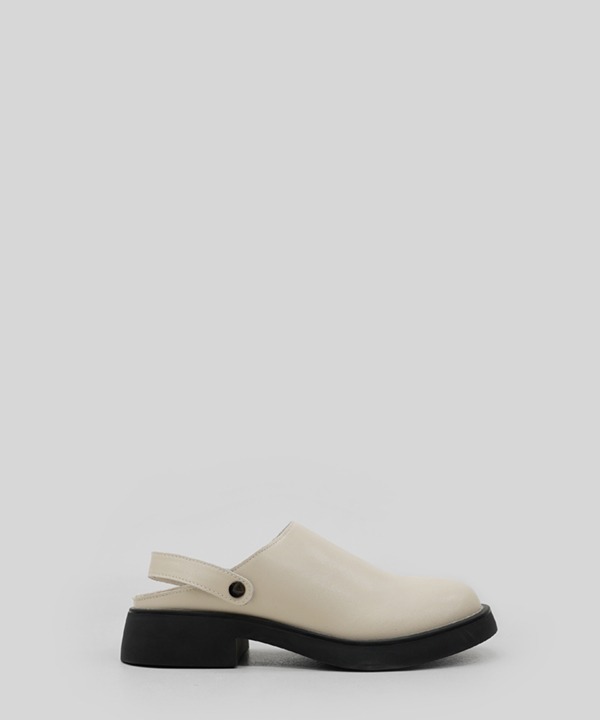 Raisin Round Toe Mule Slippers