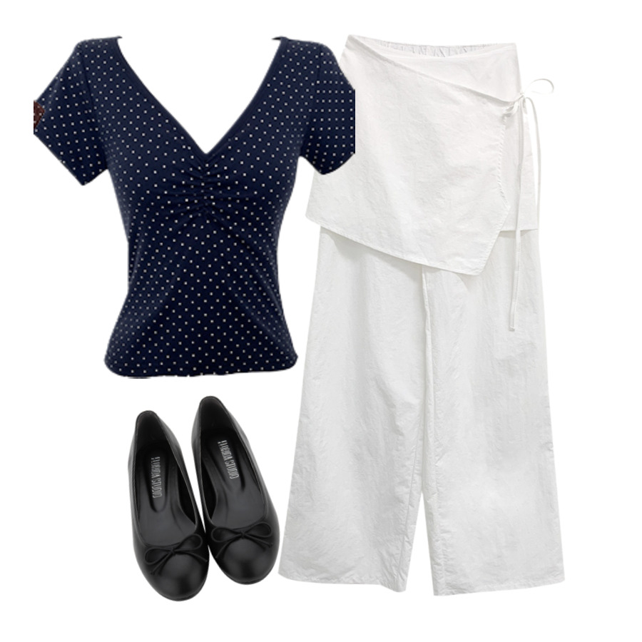 pants,ShortSleeve,heels 코디