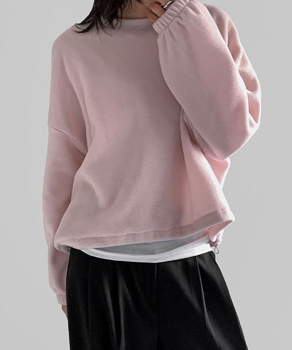 Barrel string fleece Sweatshirt