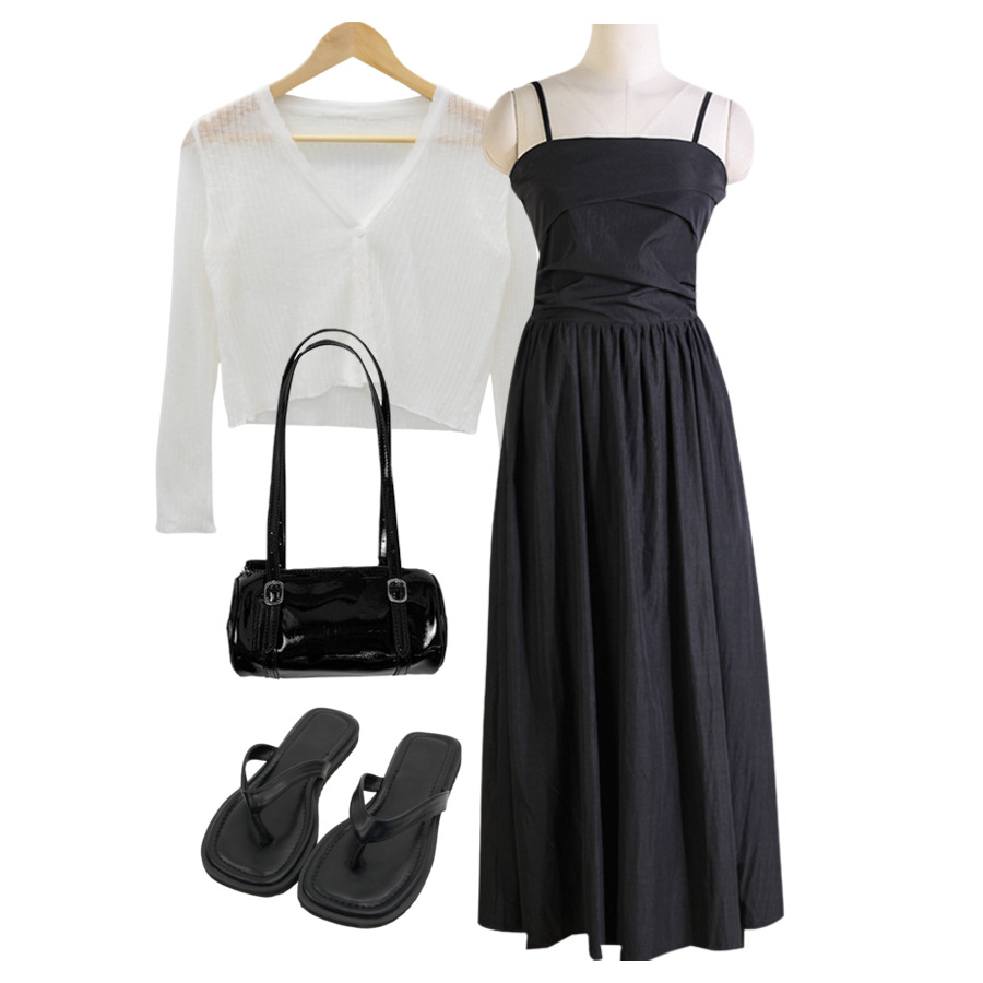 Cardigan/Vest,MaxiDresses,sandals 코디