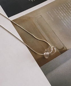 透明玻璃朱朱項鍊