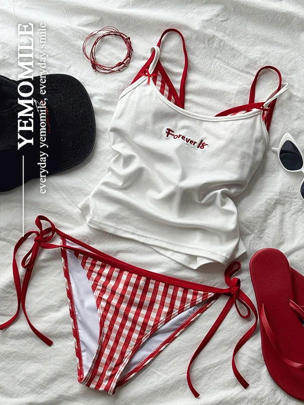 Epic Top Check Bikini Swimsuit