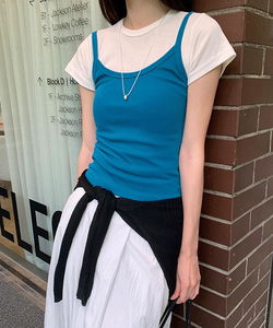 Mernin Basic Spandex Ribbed Sleeveless -6color