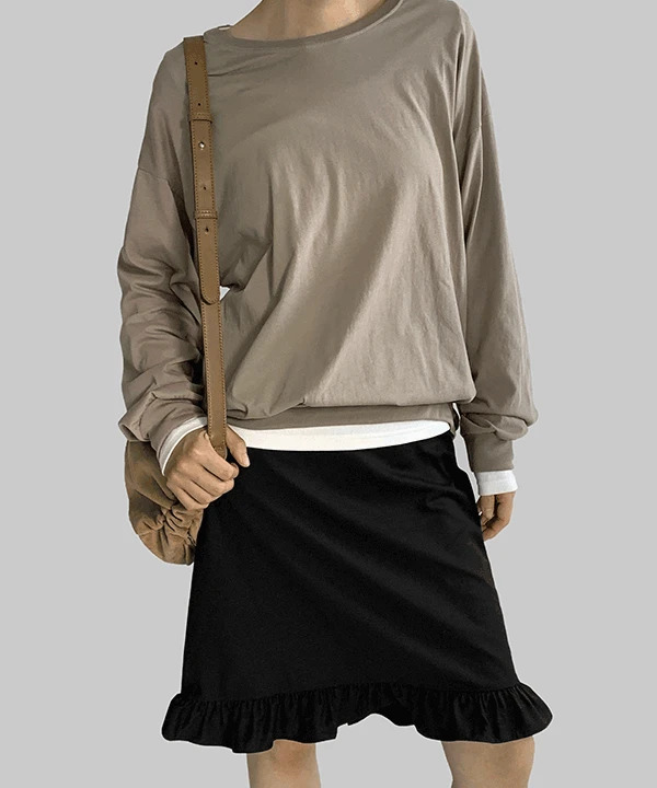 Motang Back Lettering Sweatshirt T-Shirt 長袖上衣