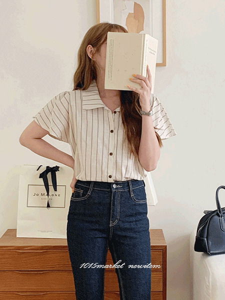 Ruev striped linen shirt