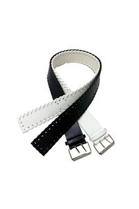 vintage foldline belt (2color)