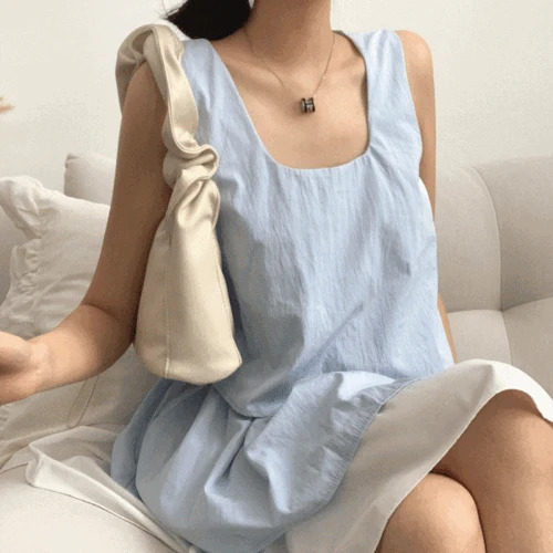 牛仔布连衣裙