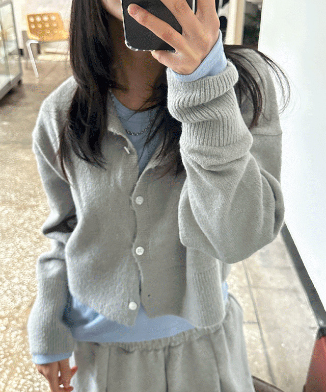 Moming Candy Color Round Knitwear Cardigan 針織外套